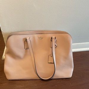 Kate Spade Pink Leather Tote Bag